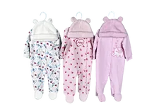 2Pcs Quilted Hat Coverall 2